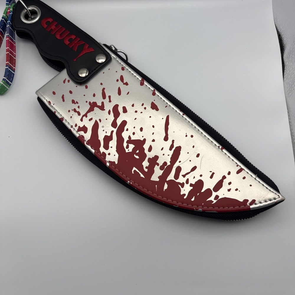 Chucky Knife Shaped Wallet Clutch Spirit Halloween Childs Play Wristlet